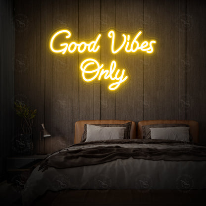 Alleen goed vibes neon teken