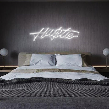 Hustle Neon Sign