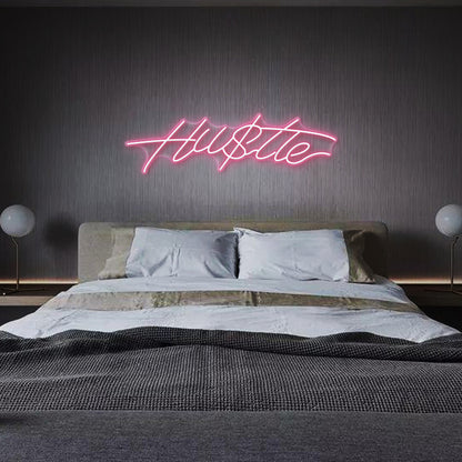 Hustle Neon Sign