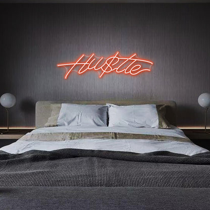Hustle Neon Sign