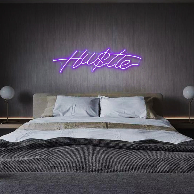 Hustle Neon Sign