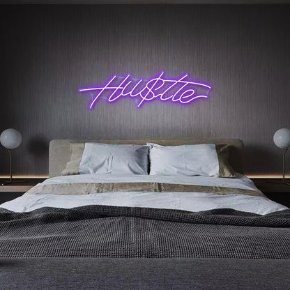 Hustle Neon Sign