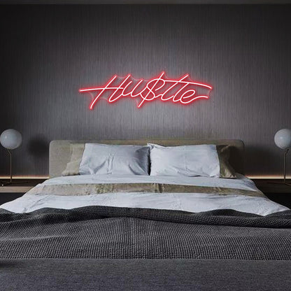 Hustle Neon Sign