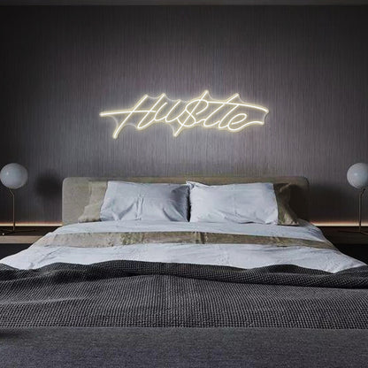 Hustle Neon Sign