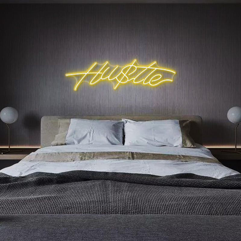 Hustle Neon Sign