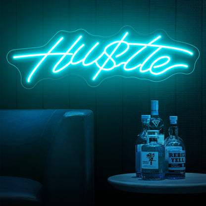 Hustle Neon Sign