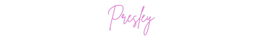 Custom Neon: Presley