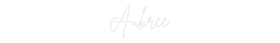 Aangepast neon: Aubree