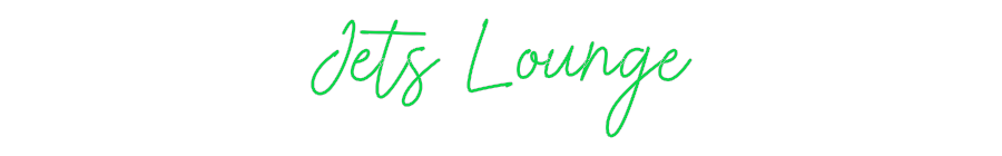 Custom Neon: Jets Lounge