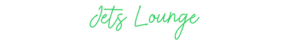 Custom Neon: Jets Lounge