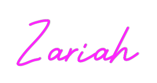 US Custom Neon: Zariah