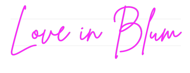 US Custom Neon: Love in Blum