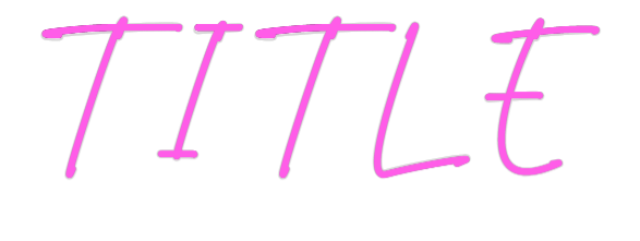 US Custom Neon: TITLE