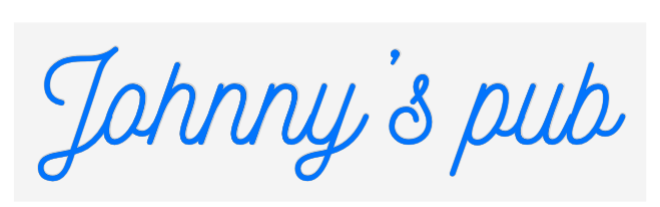 US Custom Neon: Johnny’s pub
