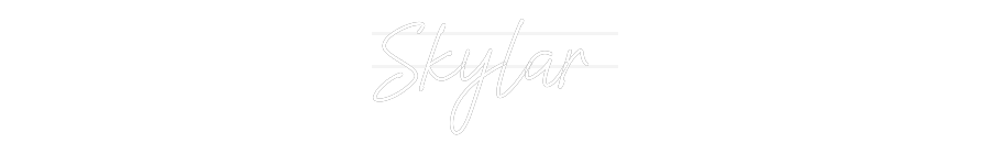 Custom Neon: Skylar