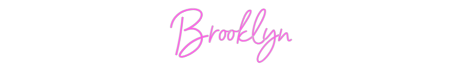 Aangepast neon: Brooklyn
