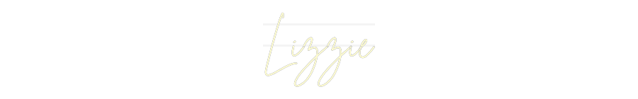 Aangepast neon: Lizzie