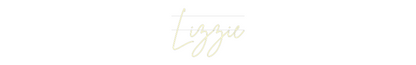 Aangepast neon: Lizzie