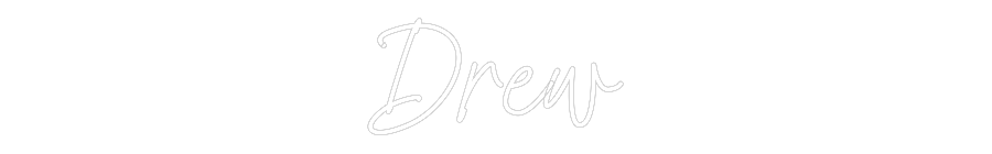 Aangepast neon: Drew