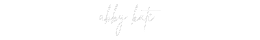US Custom Neon: abby kate