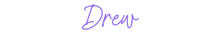 Aangepast neon: Drew