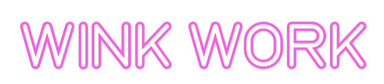 US Custom Neon: WINK WORK