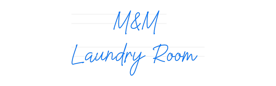 Aangepast neon: M&amp;M  
L ...
