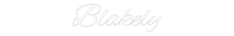 Custom Neon: Blakely
