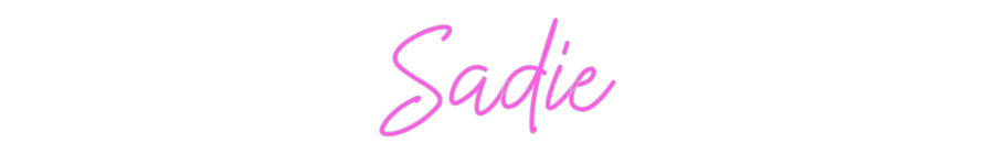 Custom Neon: Sadie