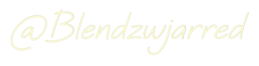 US Custom Neon: @Blendzwjarred