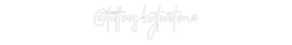 Benutzerdefinierte Neon: @Tattoosbytwo ...