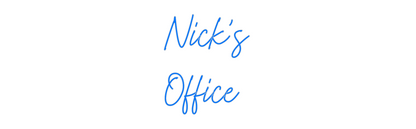 Custom Neon: Nick&