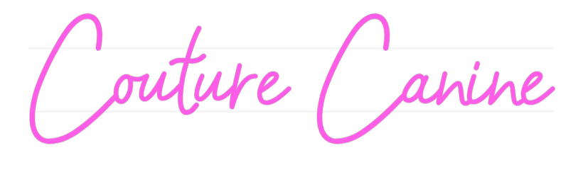 US Custom Neon: Couture Canine