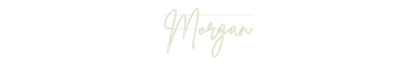 Aangepast neon: Morgan