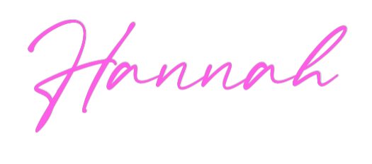 US Custom Neon: Hannah