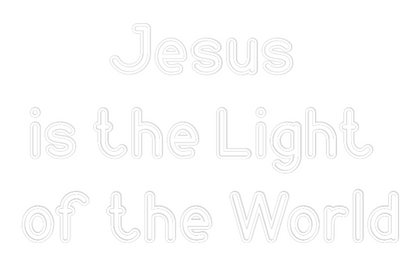 US Custom Neon: Jesus 
is th...