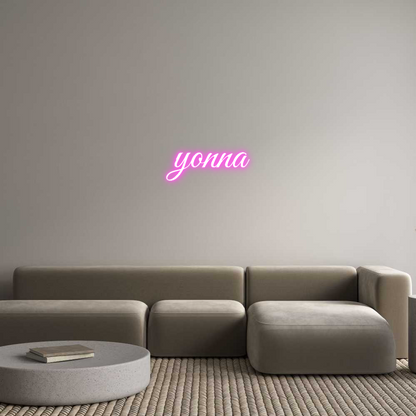 Custom Neon: yonna