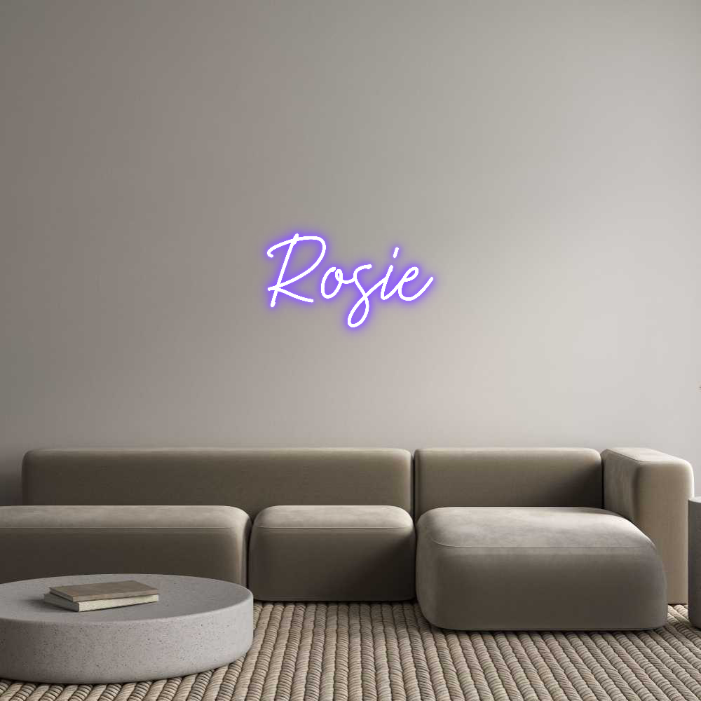 Aangepast neon: Rosie