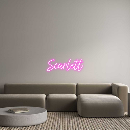 US Custom Neon: Scarlett