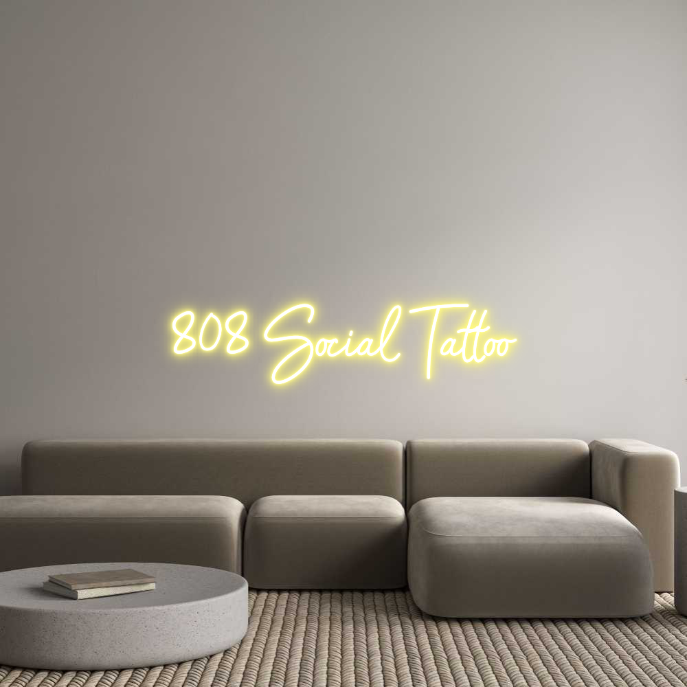 US Custom Neon: 808 Social Ta...