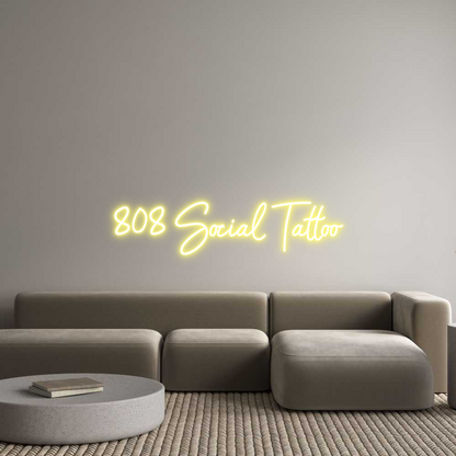 US Custom Neon: 808 Social Ta...