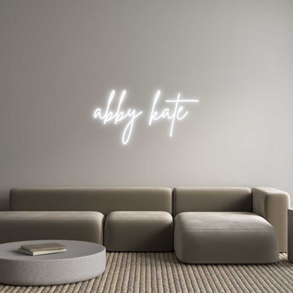 US Custom Neon: abby kate