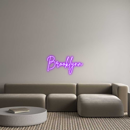 US Custom Neon: Brooklynn