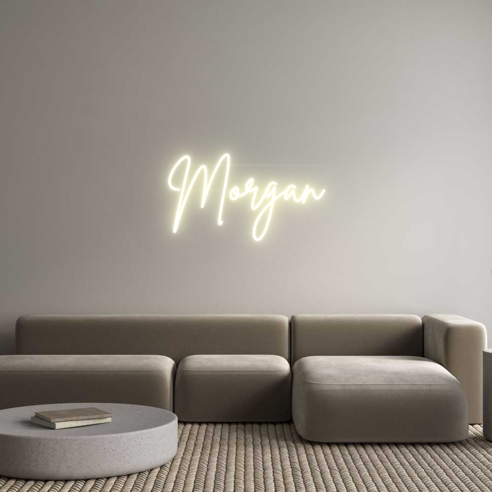 Aangepast neon: Morgan