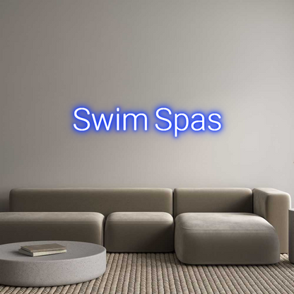 US Custom Neon: Swim Spas