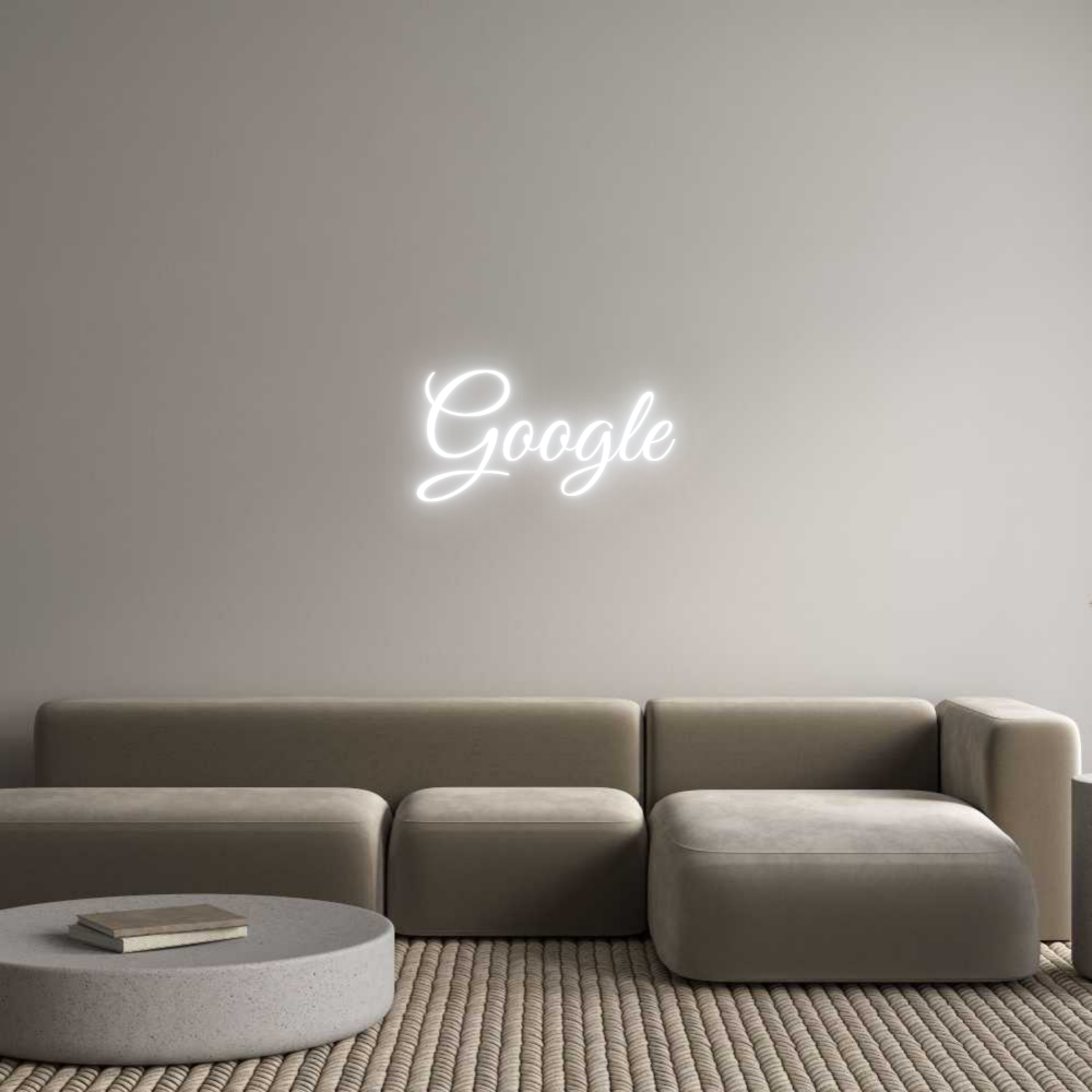 Aangepast neon: Google