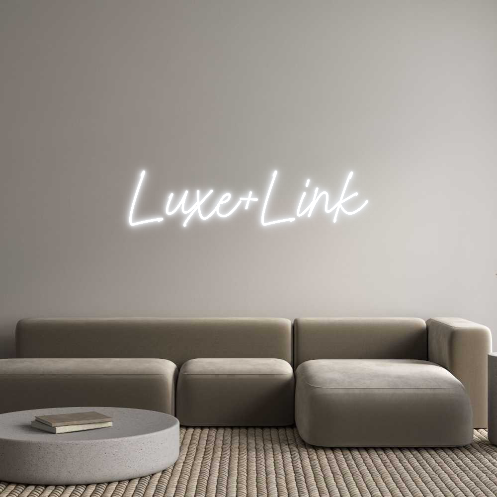 Aangepast neon: luxe+link