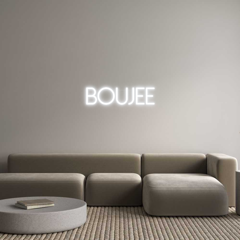 US Custom Neon: BOUJEE