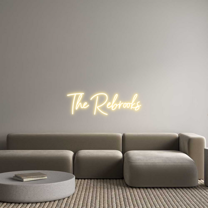 Wedding Custom Neon: The Rebrooks