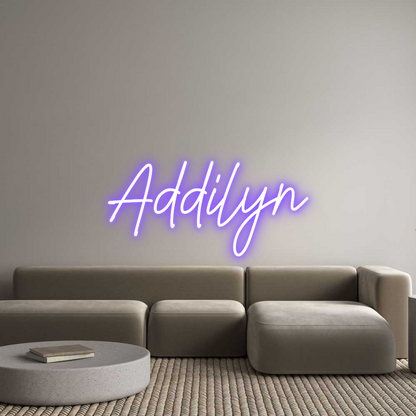 US Custom Neon: Addilyn